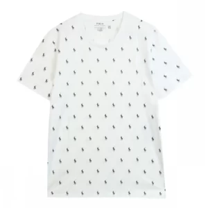 Polo Ralph Lauren T shirt logata maniche corte 714899612001 White