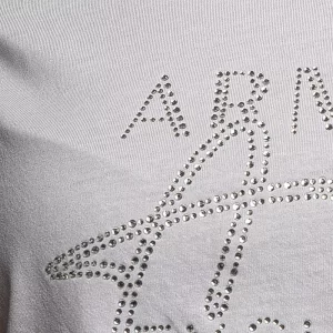 Armani Exchange t shirt donna 3RYTBX YJG3Z 1000 Optic White