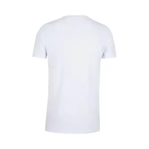 Gallo T Shirt uomo girocollo taschino pois AP513725 10674 Bianco Blu