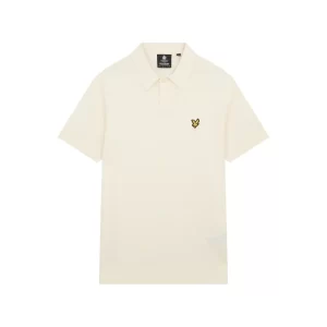 Lyle & Scott polo uomo textured knitted KN1813V W904 sail white