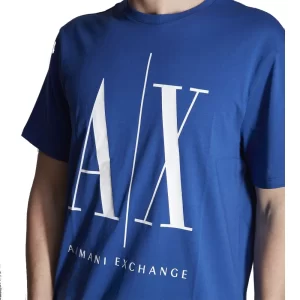 Armani Exchange T Shirt Uomo 8Nztpa Zjh4Z 15AE New ultramarine