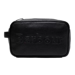 BARBOUR Debossed logo leather MAC0451 BK11 Black