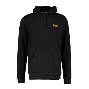 BARBOUR Felpa con zip e logo MOL0332 BK31 Black