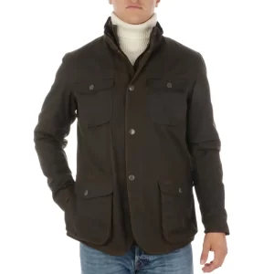 BARBOUR OGSTON WAX JACKET Uomo MWX0700 OL51 Olive