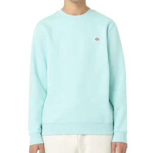 Dickies felpa girocollo uomo OAKPORT SWEATSHIRT DK0A4XCEG031 Turquoise