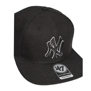 47 Cappellino captain new york yankees black visiera piatta NSHOT17WBP BKB