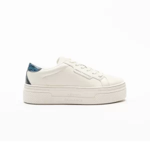 Armani Exchange Sneaker Donna XDX132 XV723 Q778 Off White blue