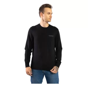 Armani Exchange maglioncino girocollo uomo 6RZM1E ZMX8Z 1200 Black