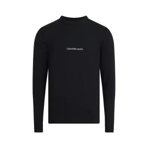 Calvin Klein maglioncino girocollo uomo institutional essential J30J324328BEH Nero