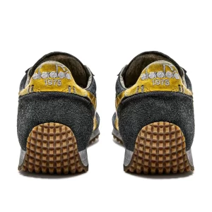 Diadora Equipe H Dirty Stone Wash EVO 201174736 C0002 Nero Antracite Ebano