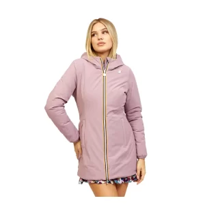 K-Way Giacca media donna Denise Warm Double K3127PW AJ0 Violet Dusty Beige Taupe