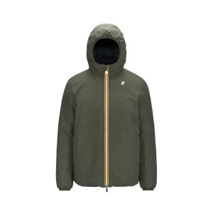 K-Way Jack Eco Stretch Thermo Double K4121NW AGQ Green Blackish Black Pure