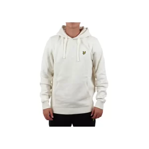 Lyle & Scott Felpa uomo con cappuccio Brushed Back ML1139V W904 Sail White