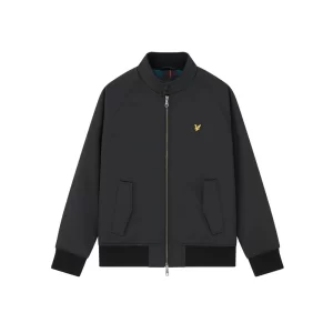 Lyle & Scott Softshell harrington jacket JK1910V Z865 Jet Black