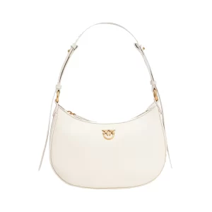 Pinko Bag Hal moon Mini 102790 A0F1 Z14Q Bianco Oro