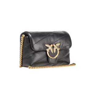 Pinko Love Puff Baby 100040A0F2 Z99Q Nero Old Gold