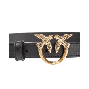 Pinko Belt Love Berry seta 100143 A0F1 Z99Q Nero Gold