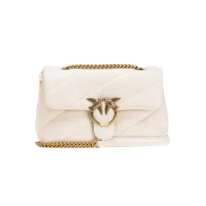 Pinko Classic Love Bag Puff Maxi Quilt 100038 A0F2 Z14Q Bianco Seta