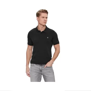 Calvin Klein Polo Embro Badge Slim J30J325269BEH Nero