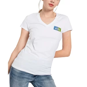 Armani Exchange t shirt donna 3DYT15 YJETZ 1000 Optic White