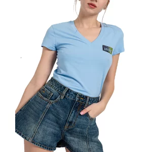 Armani Exchange t shirt donna 3DYT15 YJETZ 15DD Blue River