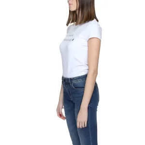 Armani Exchange t shirt donna 3DYT18 YJETZ 1000 Optic White