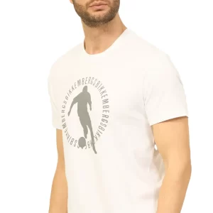 Bikkembergs T shirt uomo BMT0155J 1000 Bianco