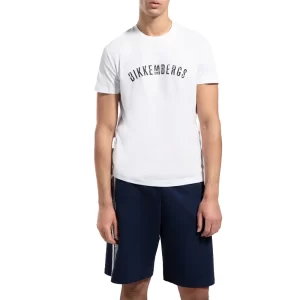 Bikkembergs T shirt uomo BMT0159 1000 Bianco