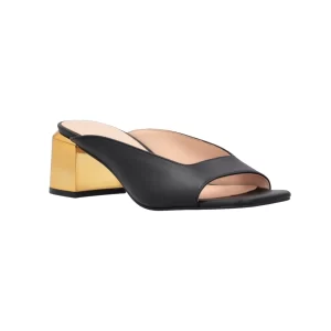 Pinko Sandal Calf Leather Black SD0049P001Z99