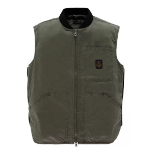 Refrigiwear Smanicato uomo New Original Vest G23504 GA9102 E03560 Verde Militare