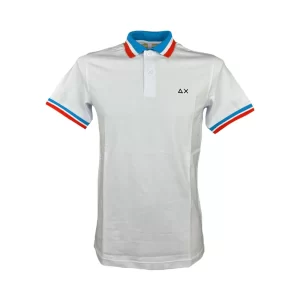 Polo SUN68 uomo A3411701 Bianco