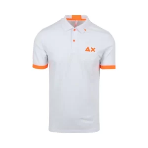 Polo SUN68 uomo logo fluo A3412201