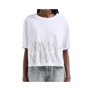 T-shirt Armani Exchange donna white