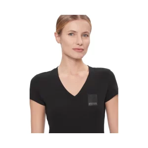 T-shirt donna Armani Exchange black