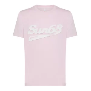 SUN68 T shirt uomo T34116 72 Ciclamino