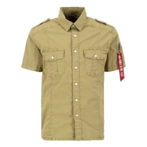 Alpha Industries Basic Shirt Slim 136427 01 Sage Green
