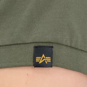 Alpha Industries Polo uomo X-fit 136600 257 Dark Green