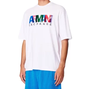 Armani Exchange T shirt uomo 3DZTKA ZJH4Z 1100 White