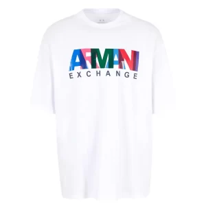 Armani Exchange T shirt uomo 3DZTKA ZJH4Z 1100 White