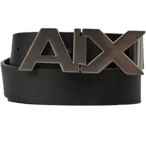 Armani Exchange cintura uomo 951058 CC505 43120 Black Phantom