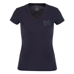 Armani Exchange t shirt donna 3DYT03 YJ3RZ 1593 Blueberry Jelly