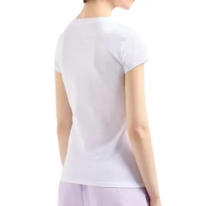 Armani Exchange t shirt donna 3DYT46 YJ3RZ 1000 Optic White