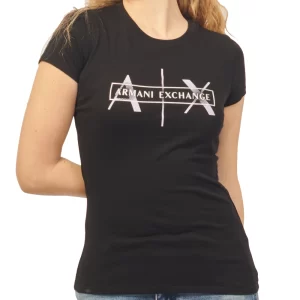 Armani Exchange t shirt donna 3DYT46 YJ3RZ 1200 Black