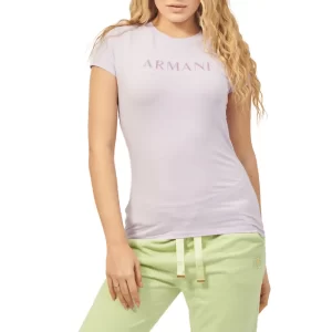 Armani Exchange t shirt donna 3DYT48 YJETZ 1354 Violet Sky