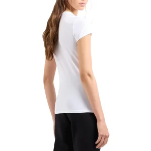 Armani Exchange t shirt donna 3DYT51 YJETZ 1000 Optic White
