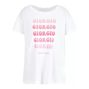 Armani Exchange t shirt donna 3DYT66 YJ3SZ 1000 Optic White