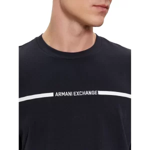 Armani Exchange t shirt uomo girocollo 3DZTLG ZJ9JZ 1583 Deep Navy