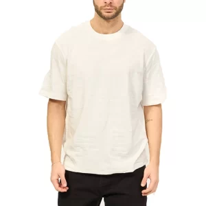 Armani Exchange t shirt uomo girocollo 3DZTLH ZJ85Z 51AQ Off White