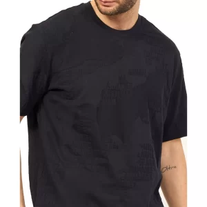 Armani Exchange t shirt uomo girocollo 3DZTLH ZJ85Z 55JK Deep Navy