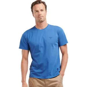 BARBOUR T shirt uomo Garment Dyed MTS0994 BL97 Marine Blue